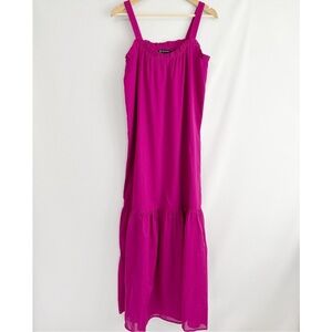 I.N.C. INTERNATIONAL CONCEPTS Tiered Maxi Dress purple S